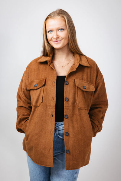 Fleece Shackets & Plaid Shackets for Women – Glik's