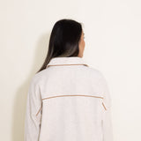 Thread & Supply Angela Button Up Jacket in White