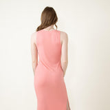 Thread & Supply Ribbed Dress for Women in Coral