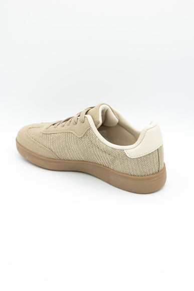 Top Moda Remus Raffia Sneakers for Women in Taupe