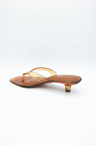 Top Moda Violet Jellie Kitten Heels for Women in Tan