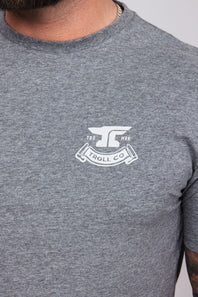 Troll Co Haggler T-Shirt for Men in Charcoal