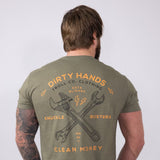 Troll Co Twisting Wrenches T-Shirt for Men in Green