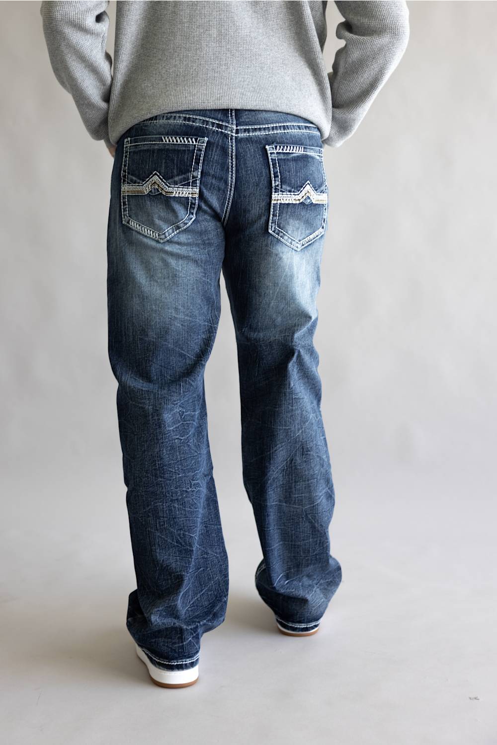 True Luck Baker Bootcut Jeans for Men