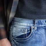 True Luck Ballen Straight Leg Jeans for Men