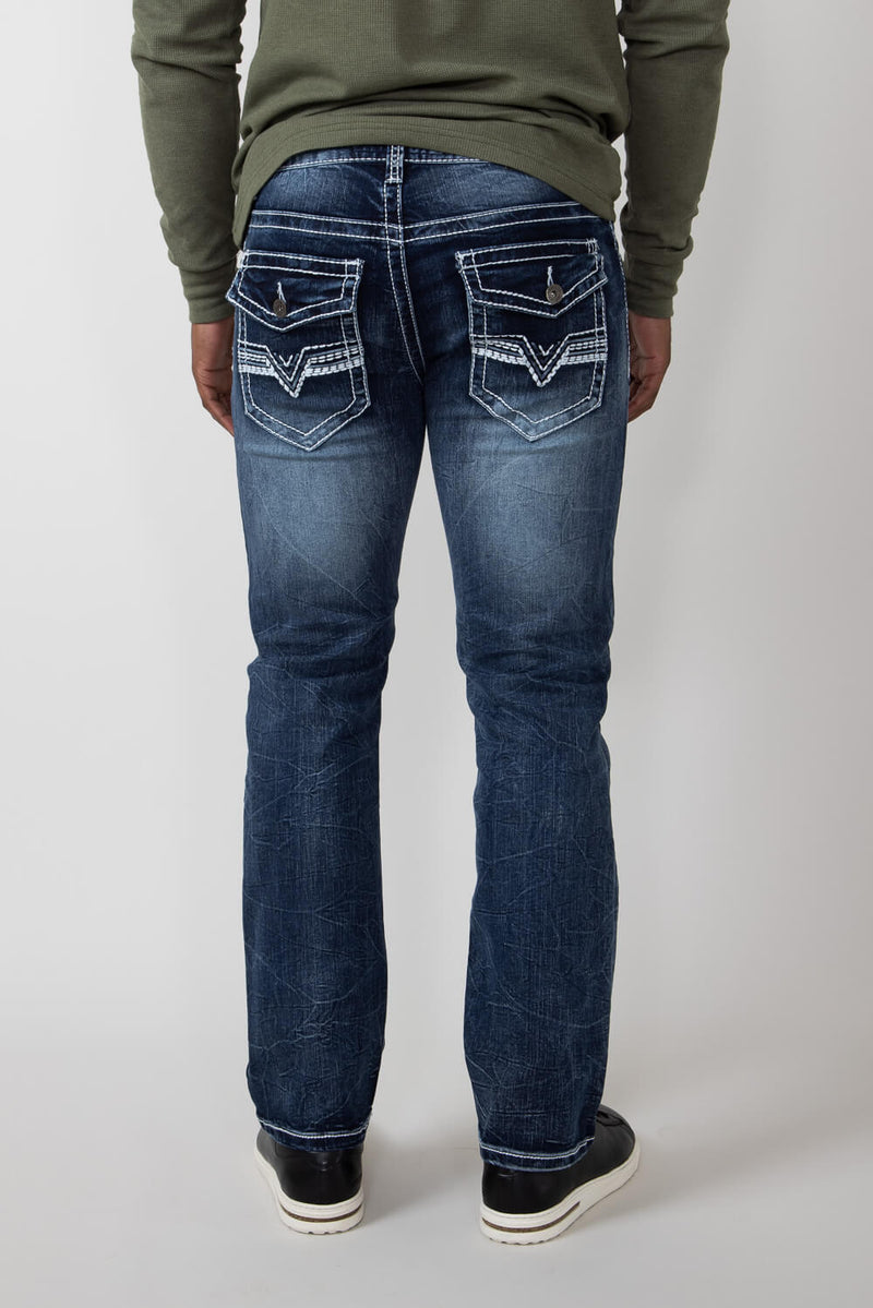 True Luck Blake Bootcut Stretch Jeans for Men | TL16350002 – Glik's