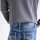 True Luck Bo Bootcut Stretch Jeans for Men