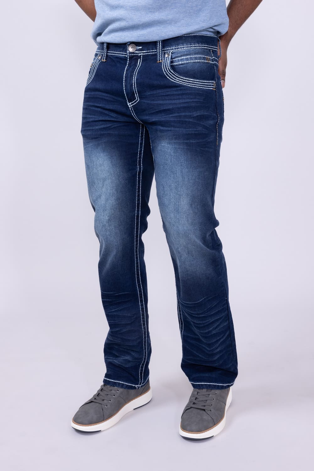 True Luck Livingston Bootcut Stretch Jeans for Men