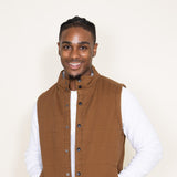 Union Canyon Vest for Men in Tan Brown