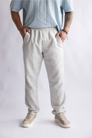 Union Pacifica Linen Pants for Men in Vapor at Glik's , L