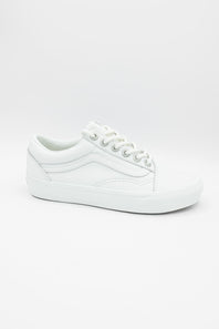 Vans Old Skool Leather Sneakers in White