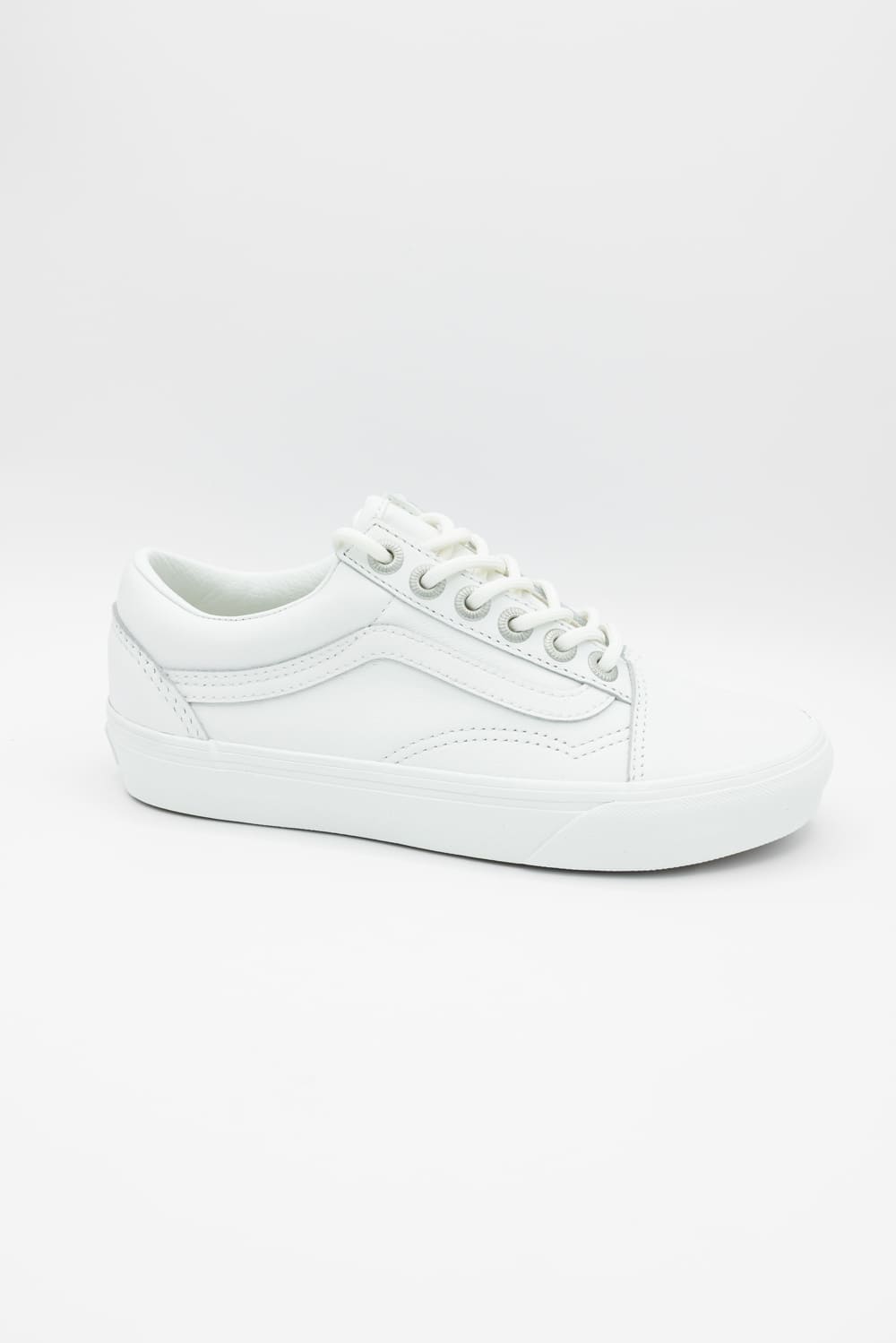Vans Old Skool Leather Sneakers in White