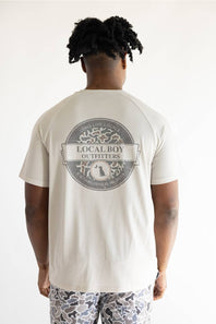 Local Boy Vintage Camo Logo T-Shirt for Men in Sand | L1410013-SND-SAND
