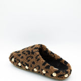 Vintage Havana Thrill Leopard Slippers for Women in Brown
