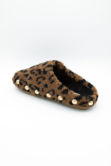 Vintage Havana Thrill Leopard Slippers for Women in Brown