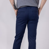 Vintage Summer Perf Flex Pants for Men in Navy