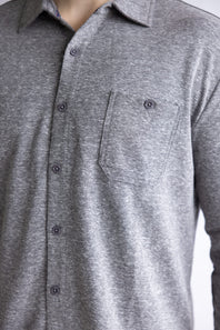 Weatherproof Vintage Full Front Button Shirt for Men in Moonless Night