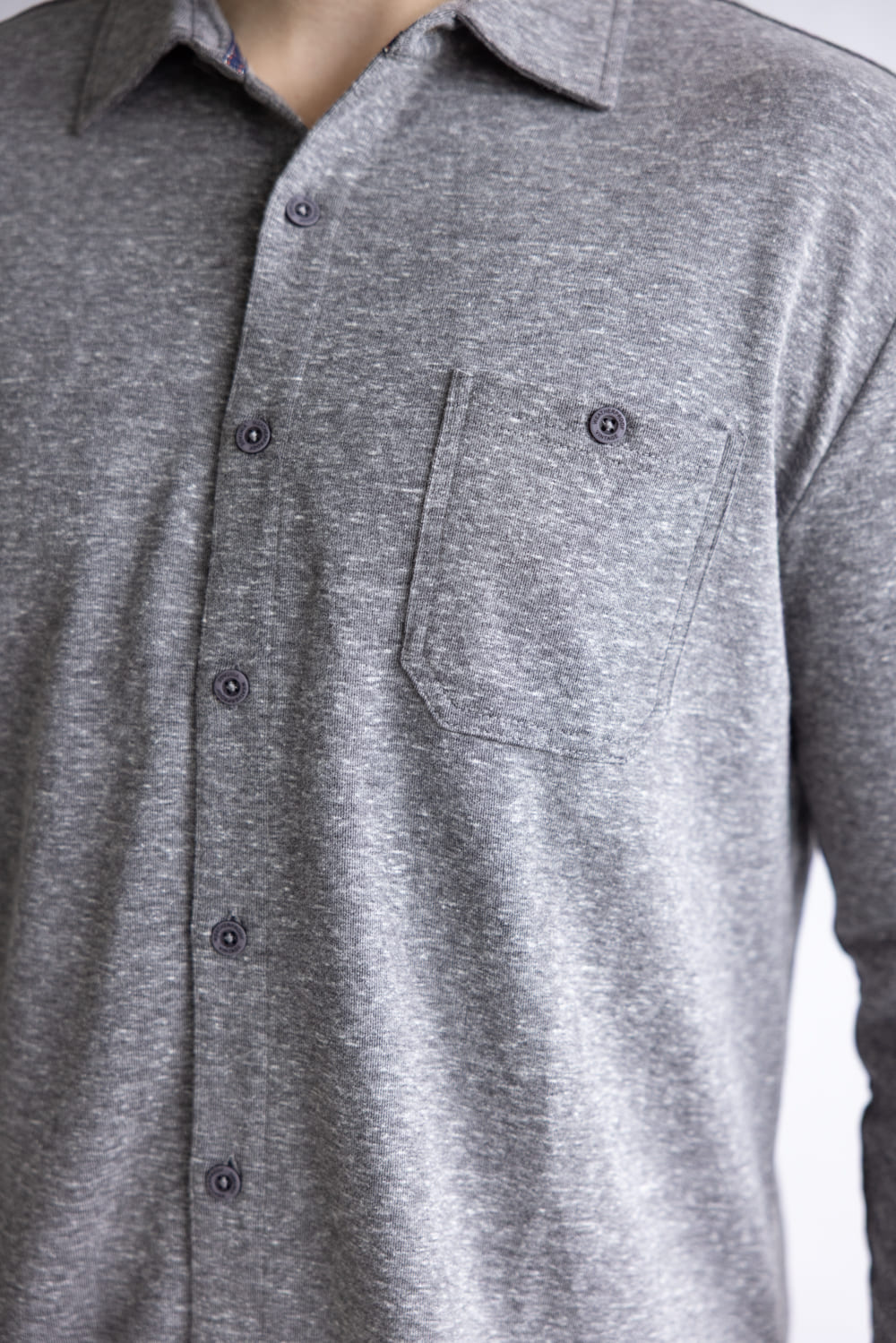 Weatherproof Vintage Full Front Button Shirt for Men in Moonless Night