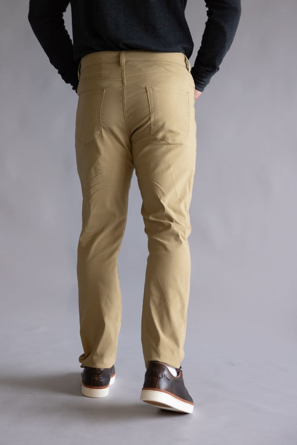 Weatherproof Vintage Momentum 5 Pocket Pants for Men in Khaki