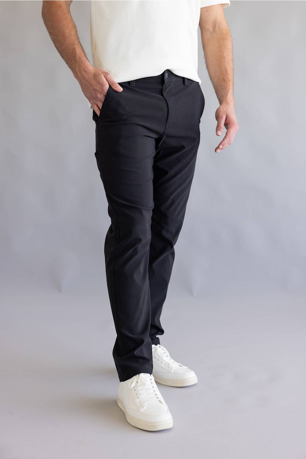 Weatherproof Vintage Faille Utility Pants for Men in Black