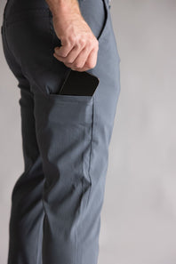 Weatherproof Vintage Faille Utility Pants for Men in Charcoal Blue