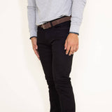 Weatherproof Vintage Straight Fit Jeans for Men in Black
