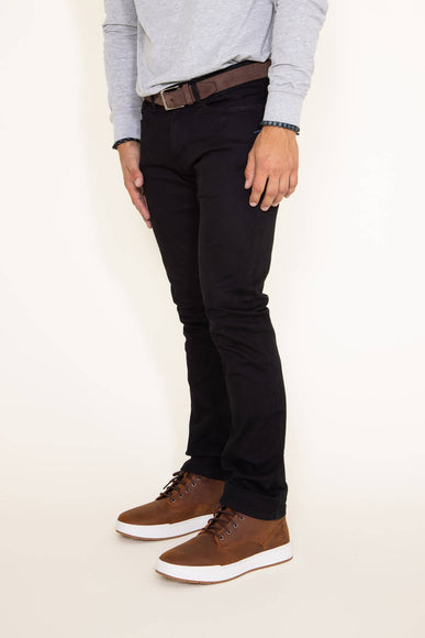 Weatherproof Vintage Straight Fit Jeans for Men in Black