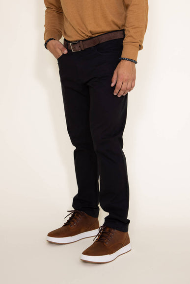 Weatherproof Vintage Stretch Twill Pants for Men in Black