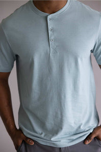 Weatherproof Vintage Sueded Jersey t shirt blue stone