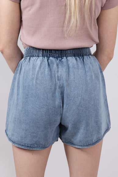Wishlist Pull On Washed Denim Shorts for Women