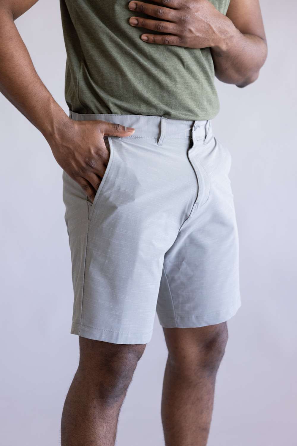 1897 Original Stretch Hybrid Shorts for Men in Grey | XU9823S-GL GREY