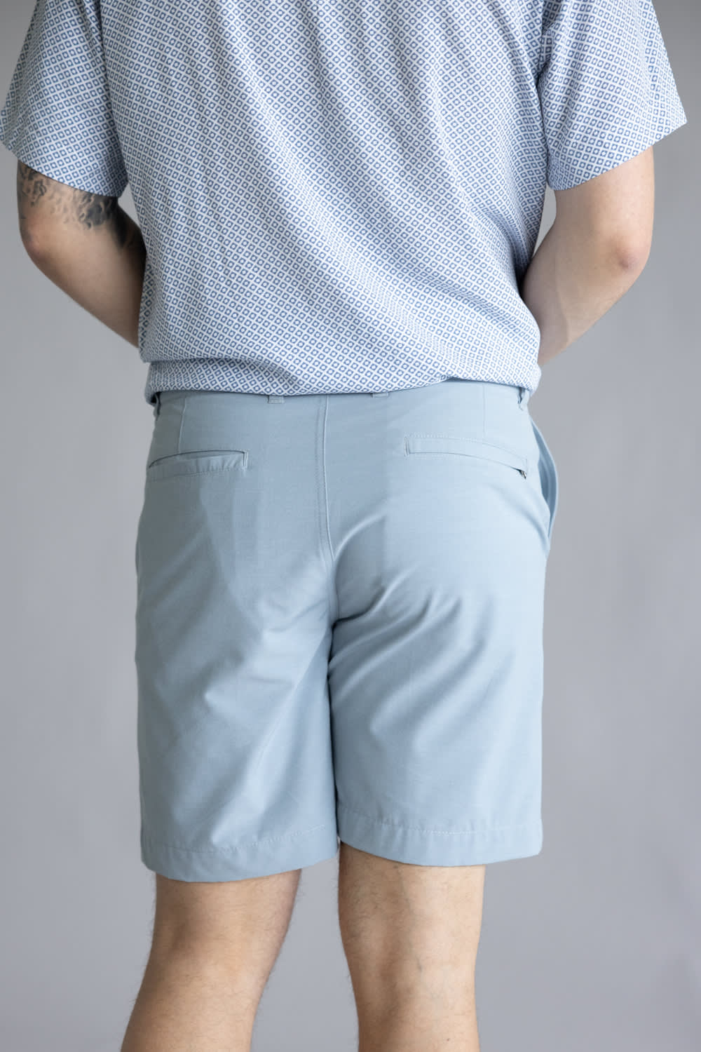 1897 Men 7” Shorts for Men in Grey Blue