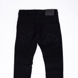 Youth Black Slim Fit Stitch Pocket Jeans for Boys
