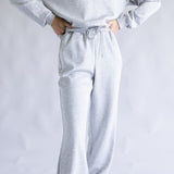 Zip Neck Scuba Set for Women in Grey