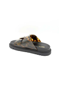 MIA Gen Jelly Slide Sandals for Women in Tortoise