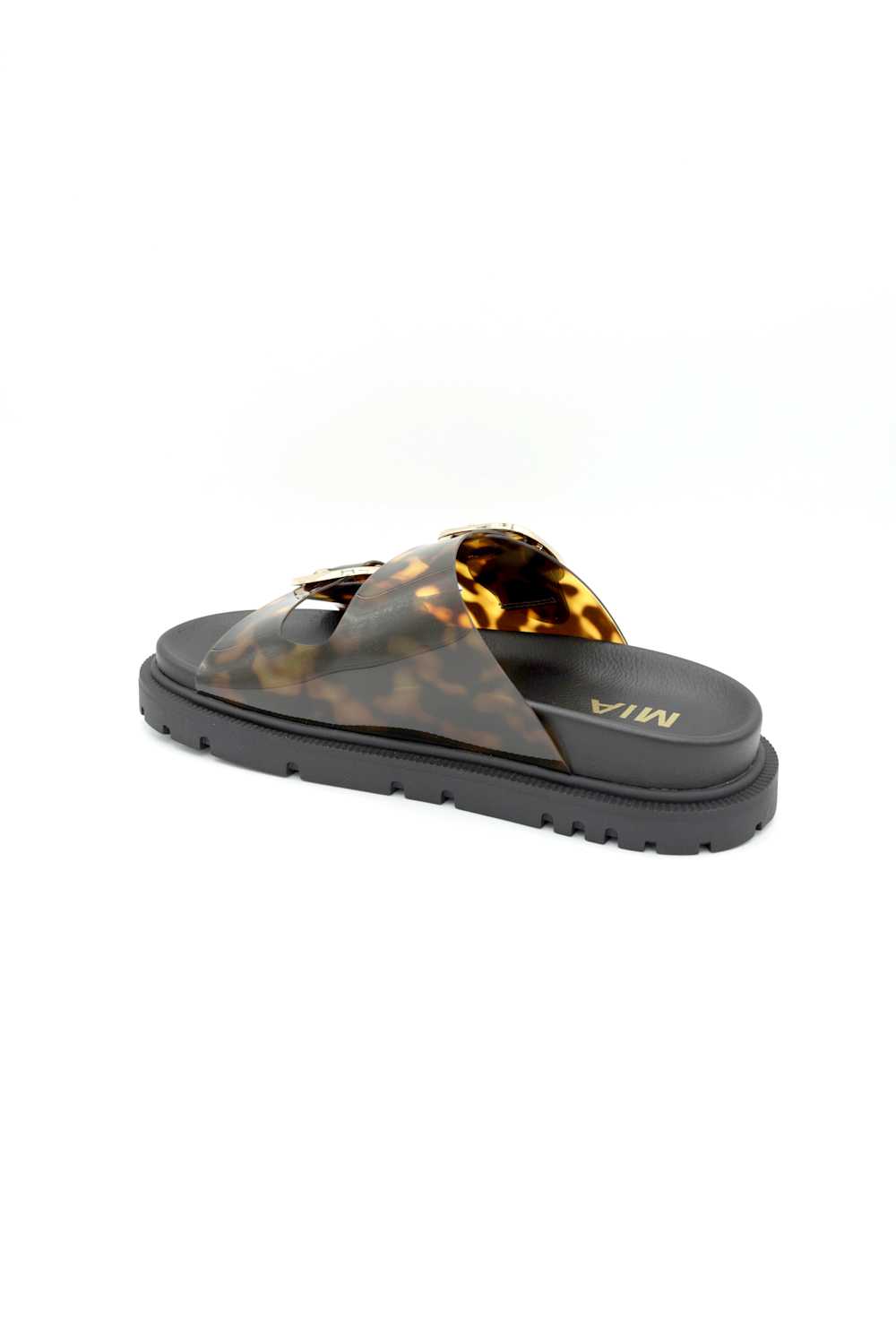 MIA Gen Jelly Slide Sandals for Women in Tortoise