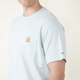 Carhartt Force Relaxed Fit Midweight Pocket T-Shirt for Men in Blue