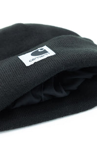 Carhartt Knit Satin Lined Beanies for Women in Black