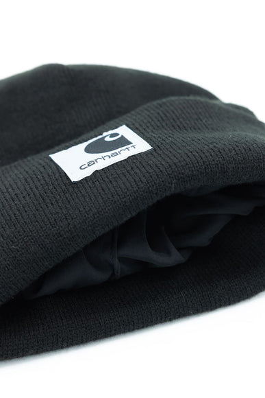 Carhartt Knit Satin Lined Beanies for Women in Black
