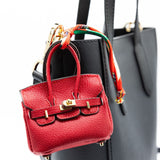 Mini Purse Charm in Red