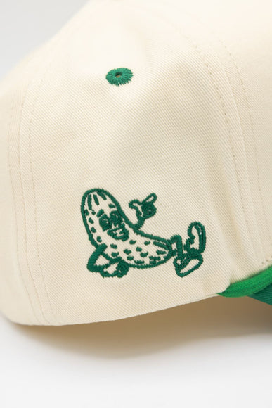 Womens Simply Southern Embroidered Kinda A Big Dill Hat for Women in Cream