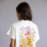 Simply Southern Youth Leaves Are Falling Autumn Is Calling T-Shirt for Girls in Linen