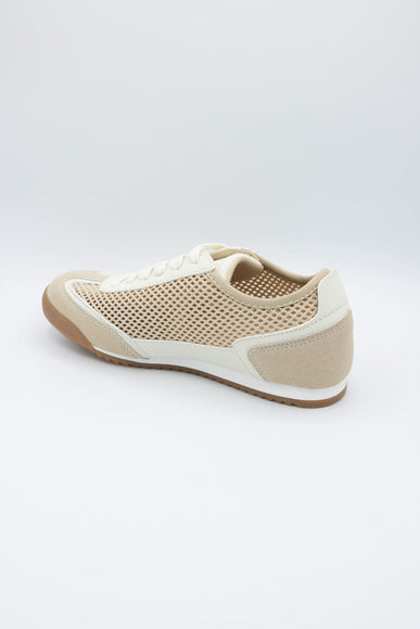 Top Moda Carly Mesh Sneakers for Women in Beige