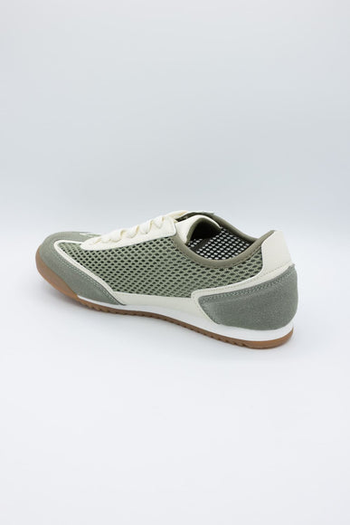 Top Moda Carly Mesh Sneakers for Women in Green