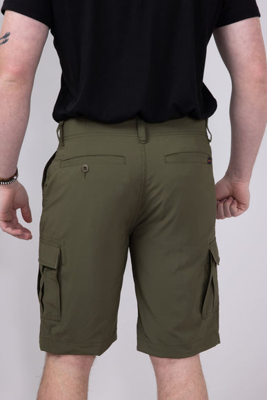 WearFirst 10" Cargo Shorts for Men in Olive Night