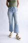 Mica High Rise Front Yoke Straight Crop Jeans for Women