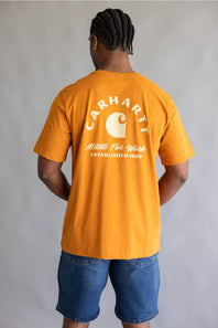 Carhartt Irvine Relaxed Work T-Shirt for Men in Orange