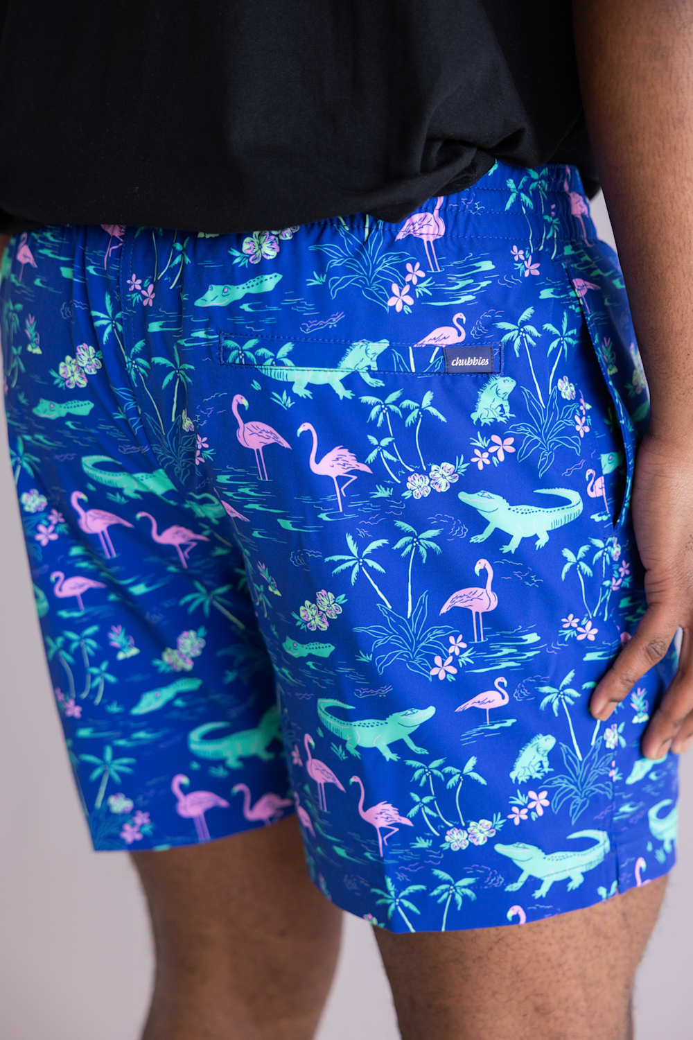 Chubbies Classic Swim Trunks 5.5” Shorts for Men in Blue