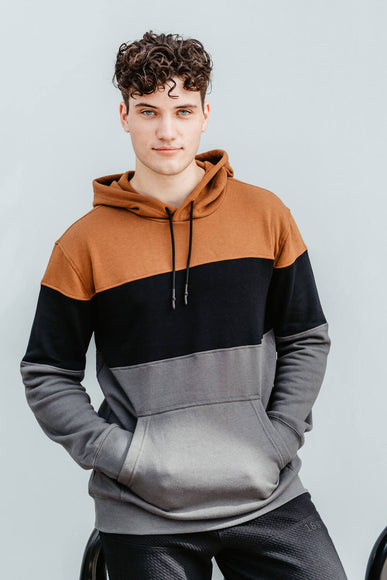 1897 Active Colorblock Hoodie for Men in Brown