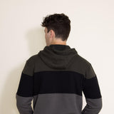 1897 Active Colorblock Hoodie for Men in Dark Green